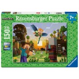Cumpara ieftin Ravensburger - Puzzle constructia Minecraft 150 piese XXL
