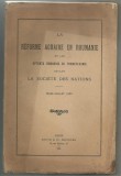 LA REFORME AGRAIRE EN ROUMANIE ET LES OPTANTS HONGROIS DE TRANSYLVANIE - ed.1924