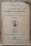 Dictionarul limbii romane// tomul II, partea II, fascicula I, 1937