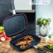 TIGAIE DUBLA DREPTUNGHIULARA TIP GRILL,ALUMINIU,32x24x7.5 CM,DARK LINE INDUCTIE, COOKING