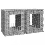 Stalpi cos gabion, 2 buc., 50x50x60 cm, fier GartenMobel Dekor, vidaXL