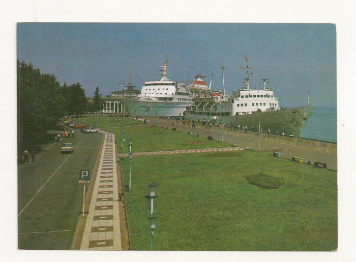 CP5-Carte Postala- RUSIA - Port Batumi, Coasta Marii Negre a Caucazului ,1983
