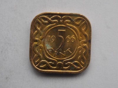 5 CENT 1966 SURINAME foto