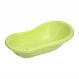 Cadita bebe Lorelli Plastic, 2 Suporturi incorporate, Non-toxic si Non-alergenic, Varsta 0-2 ani, 84x30x49, Verde