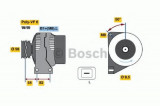 Generator / Alternator VOLVO V40 Combi (VW) (1995 - 2004) BOSCH 0 986 042 840