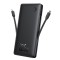 POWER BANK Baseus Airpow lite, 10000mAh, 22.5W, 1 x USB; 1 cablu x USB Type-C, 1 cablu x Iphone Lightning, total 3A, negru, &quot;P10067501123-00&quot; (timbru