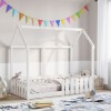 VidaXL Cadru pat tip casă pentru copii, 80x160 cm, lemn masiv de pin