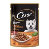 Cesar plic cu Vita si Legume, Pui si Legume 100g Pui si legume