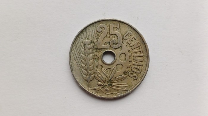 Spania -25 Centimos 1934