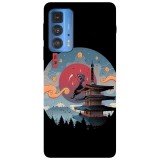 Husa compatibila cu Motorola Moto G71 5G model Shinigami in Edo, Silicon, TPU, Viceversa, Transparent, Carcasa