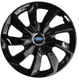 Cumpara ieftin Set 4 Capace Roti 17 inch, Stig Negru Lucios Compatibil Cu Ford
