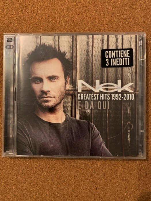 NEK - E Da Qui / Greatest Hits 1992-2010 - 2 C D Originale ca NOI