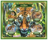 Cumpara ieftin MADAGASCAR 2022 - Fauna, Tigri/ set complet colita + bloc, Stampilat