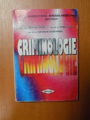 CRIMINOLOGIE de ION EUGEN SANDU , FLORIN SANDU , GHEORGHE IULIAN IONITA , 2001 *PREZINTA SUBLINIERI IN TEXT