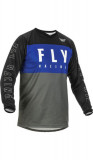 Tricou cross/enduro Fly Racing F-16, negru/albastru/gri, marime 2XL