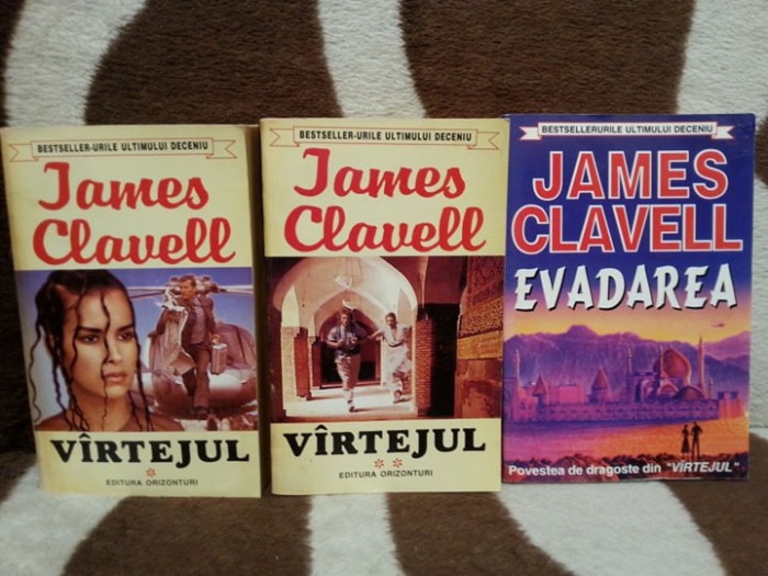 VARTEJUL/EVADAREA-JAMES CLAVELL (3 VOL)