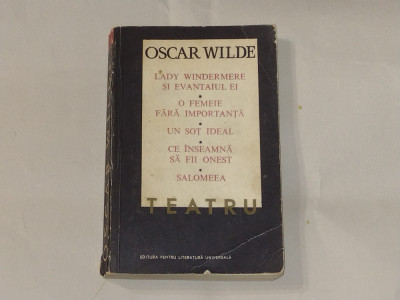 OSCAR WILDE - TEATRU ~ 5 piese ~ foto