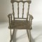 * Scaun de bronz, obiect decorativ vintage, 13x9x18cm,