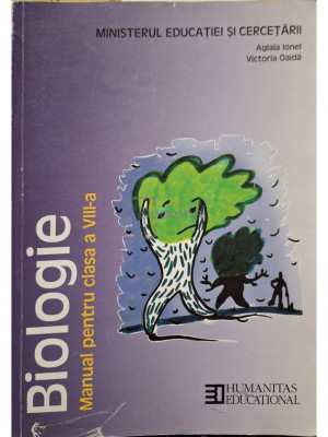 Aglaia Ionel - Biologie - Manual pentru clasa a VIII-a (editia 2010) foto