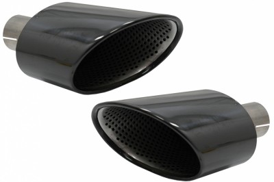 Ornamente Evacuare Audi A4 B9 (2016-2019) A5 F5 (2017-2019) Negru Performance AutoTuning foto