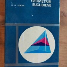 Fundamentele geometriei euclidiene- M. G. Forder