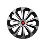 Set 4 Capace Roti 14 inchi (R14) Fame Gri-Negru, Compatibile Cu Suzuki, Autohelix MSA