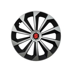 Set 4 Capace Roti 14 inchi (R14) Fame Gri-Negru, Compatibile Cu Suzuki foto