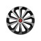 Set 4 Capace Roti 14 inchi (R14) Fame Gri-Negru, Compatibile Cu Suzuki