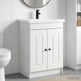 Cumpara ieftin Set de mobilier pentru baie Alb foarte lucios