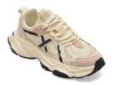 Cumpara ieftin Pantofi sport GRYXX bej, Y508, din material textil si piele naturala