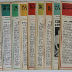 REVISTA ROMANA DE SAH , ORGAN AL FEDERATIEI ROMANE DE SAH , SET DE 12 NUMERE SUCCESIVE , IANUARIE - DECEMBRIE , 1982