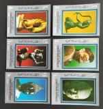 YEMEN A.R. - ARTA SIAMEZA-6 v.-NEDANTELATE, NEOB.** - YAR 083, Asia