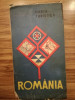 Hartă turistica Romania RSR, comunism, epoca de aur