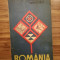 Hartă turistica Romania RSR, comunism, epoca de aur