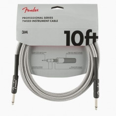 Cablu Fender Professional Instr. 10" White Tweed
