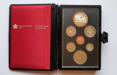 Set monede Canada, anul 1981 - Proof - G 4085 foto