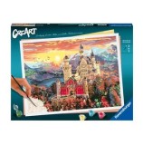 Cumpara ieftin Set pictura pe numere pentru adulti Ravensburger CreArt - Castel de basm