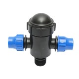 Filtru plastic TEU cu sita 20x20 mm x 1 tol pentru sisteme de irigatii