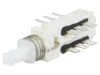 Comutator DPDT ON-ON C&amp;K SF 2U EE THT, Alb, 0.5A 125V AC / 30V DC