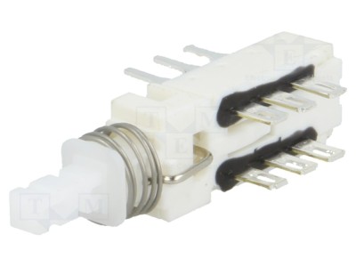 Rezistor comutator DPDT ON-ON, THT foto