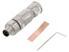 Conector M8 tată drept ecranat pe cablu