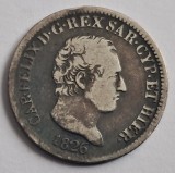 Italia, Sardinia, 50 Centesimi 1826 Charles Felix