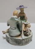 Bibelou portelan - Cuplu la picnic
