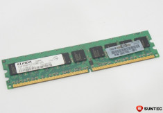 Memorie ECC Elpida PC2-5300 DDR2 1GB 667 MHz EBE11ED8AGWA-6E-E foto