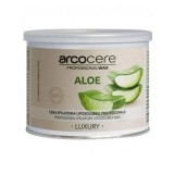 Ceară pentru depilare &icirc;n cutie, naturală Arcocere - Aloe 400 ml