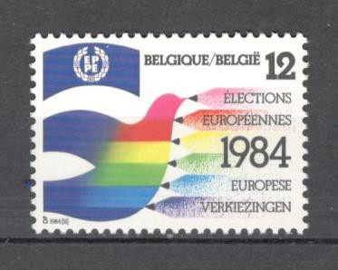 Belgia.1984 Alegeri ptr. Parlamentul European MB.175 foto