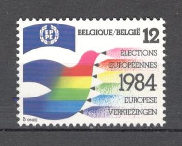 Belgia.1984 Alegeri ptr. Parlamentul European MB.175