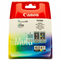 Cartus cerneala Canon PG-40 + CL-41, multipack (black, color), Canon Pixma IP1200, Pixma IP1300, Pixma IP1600, Pixma IP1700, Pixma IP1800, Pixma IP190 foto