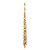 Crenguță Decorativă de Crăciun, Chiparos, 40.5cm, Culoare Aurie, Glitter, Oem