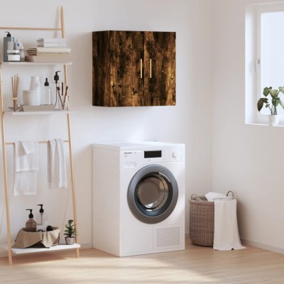 vidaXL Dulap de perete, stejar fumuriu, 60x31x60 cm, lemn compozit 829953 foto